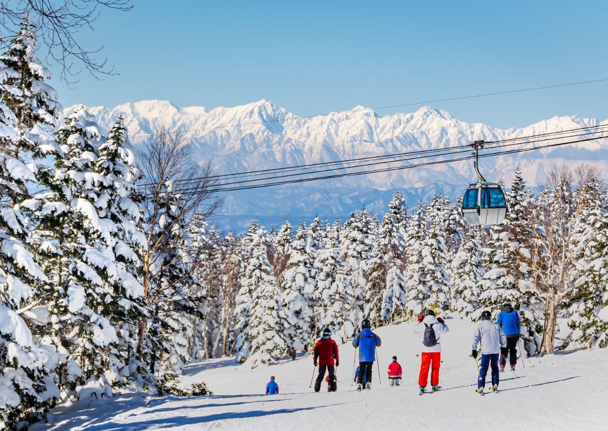 Skistedet Shiga Kogen i Nagano