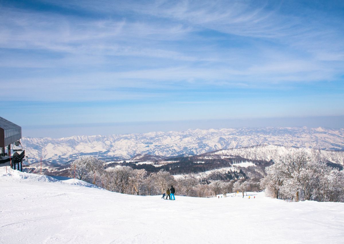 Skistedet Nozawa Onsen i Nagano