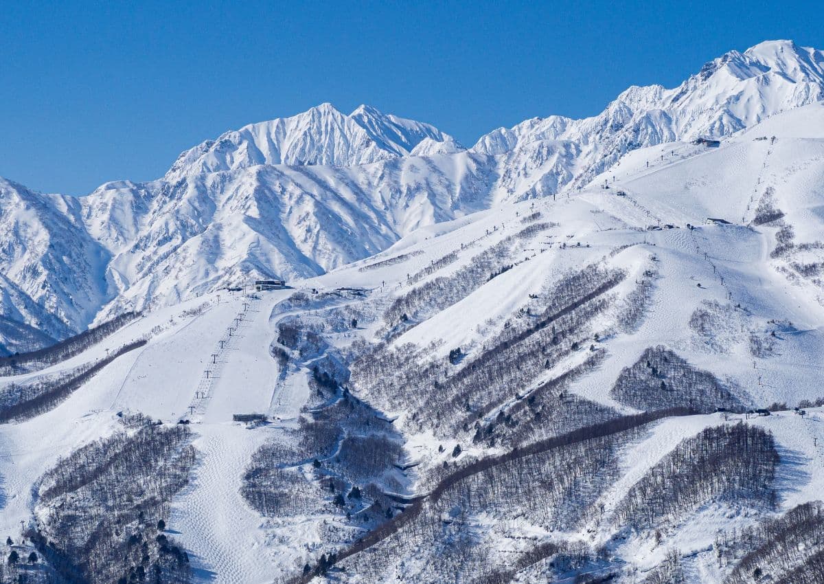 Skistedet Happo-One, Hakuba, Japan