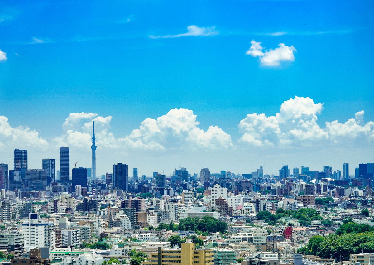 Tokyo i solskinnsvær