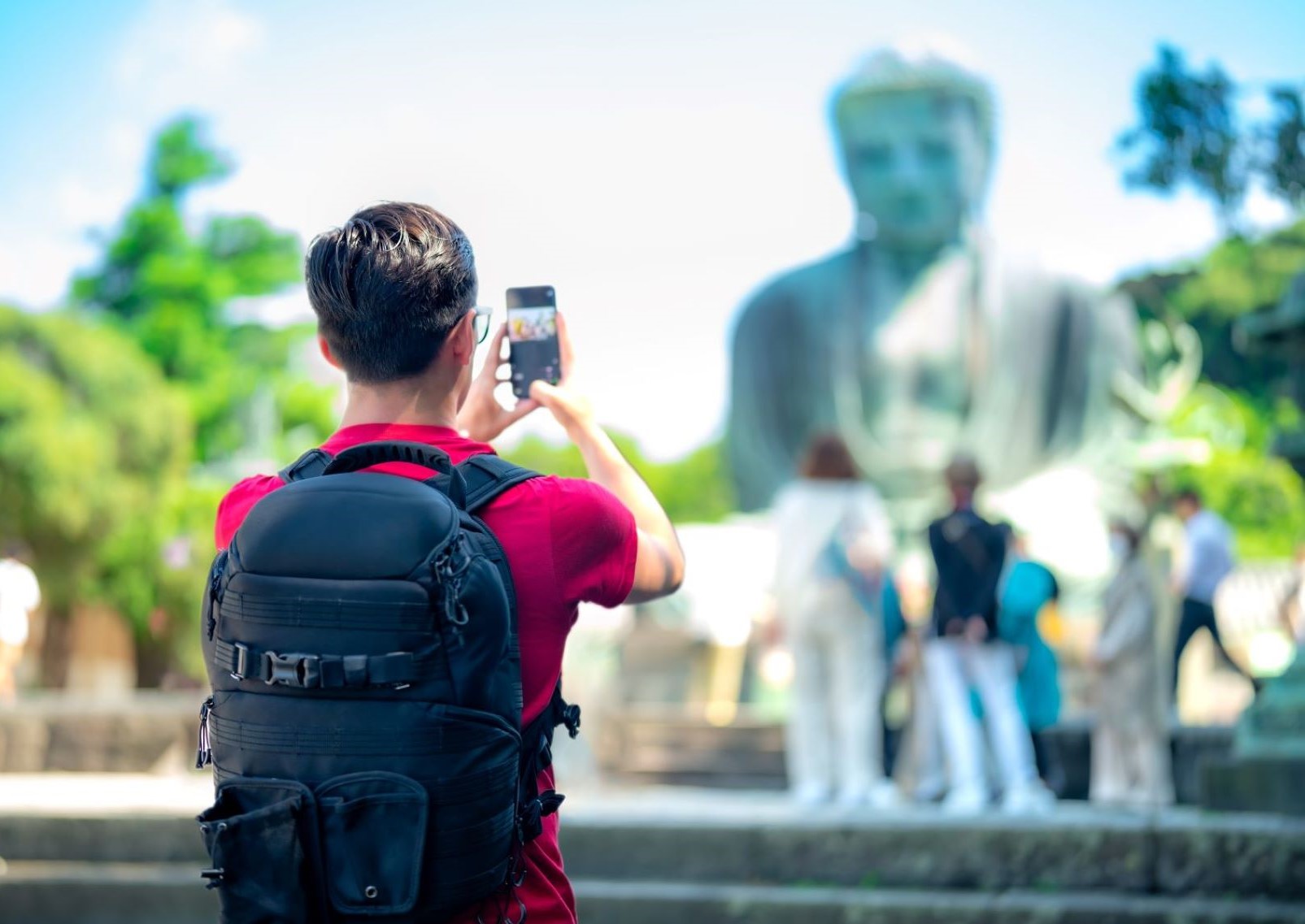Turist i Kamakura, Japan