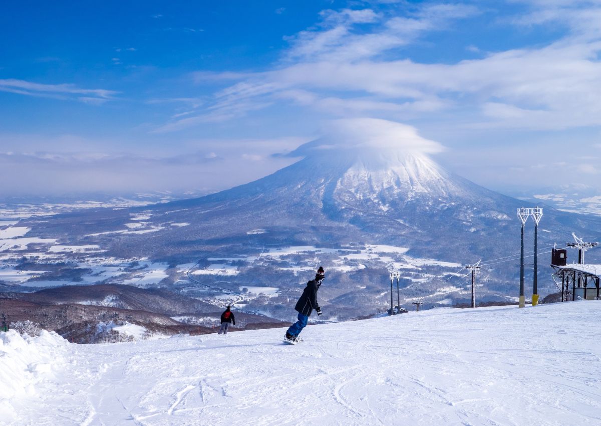 Skikjøring i Niseko, Hokkaido