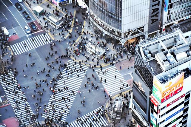 Shibuya-krysset, Tokyo