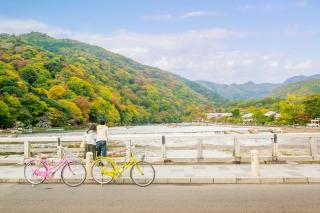 Arashiyama på sykkel