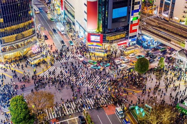Shibuya-krysset, Tokyo