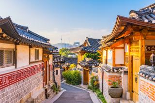 Bukchon Hanok-landsbyen i Seoul