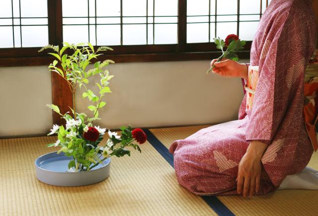 Ikebana blomsterkunst, Kyoto