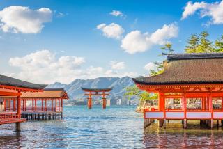 Itsukushima-helligdommen, øya Miyajima