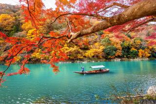 Båttur på Hozu-elven, Arashiyama