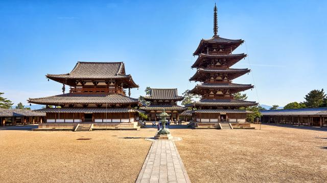 Horyuji-tempelet, Nara