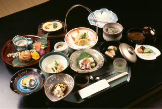 Kaiseki-middag på en Ryoken