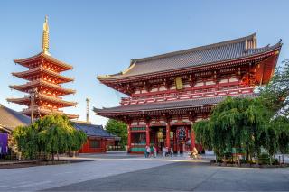 Kaminarimon ved Senso-ji i Asakusa, Tokyo