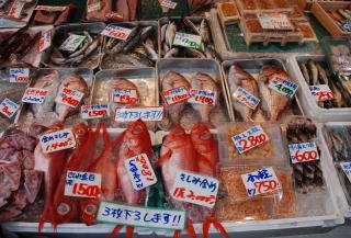 Tsukiji fiskemarked, Tokyo