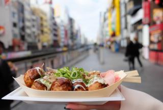 Takoyaki blekksprut i Osaka