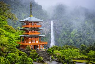 Ise Seigantoji Pagoda og Nachi-fossen