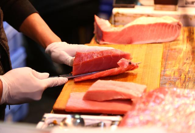 Tsukiji fiskemarked, Tokyo