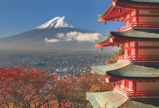 Mt. Fuji om høsten