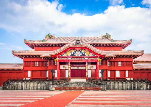 Shuri Castle, øya Okinawa