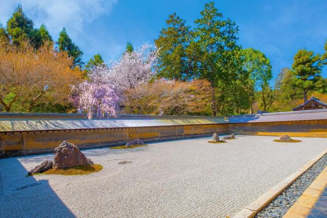 Zen-hagen i Ryoanji-tempelet