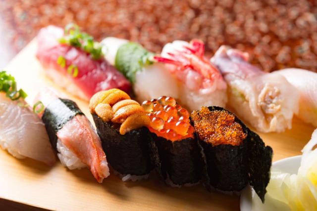 Fersk sushi fra Hokkaido