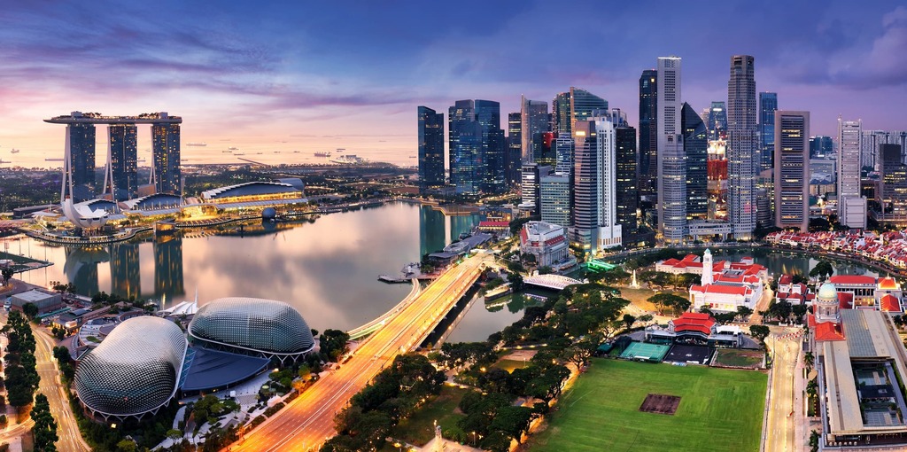 Utsikt over Singapore