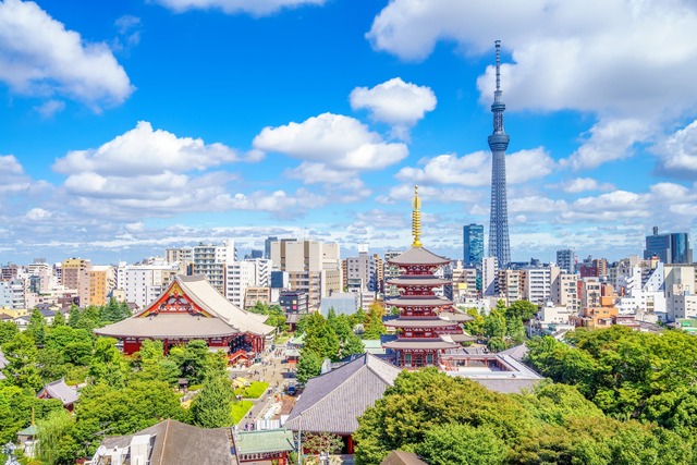 Utsikt over Tokyo 