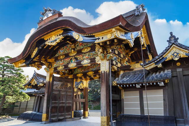 Den historiske samuraiborgen i Nijo