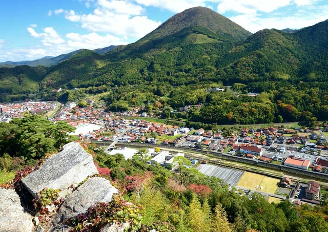 Utsikt over Tsuwano by