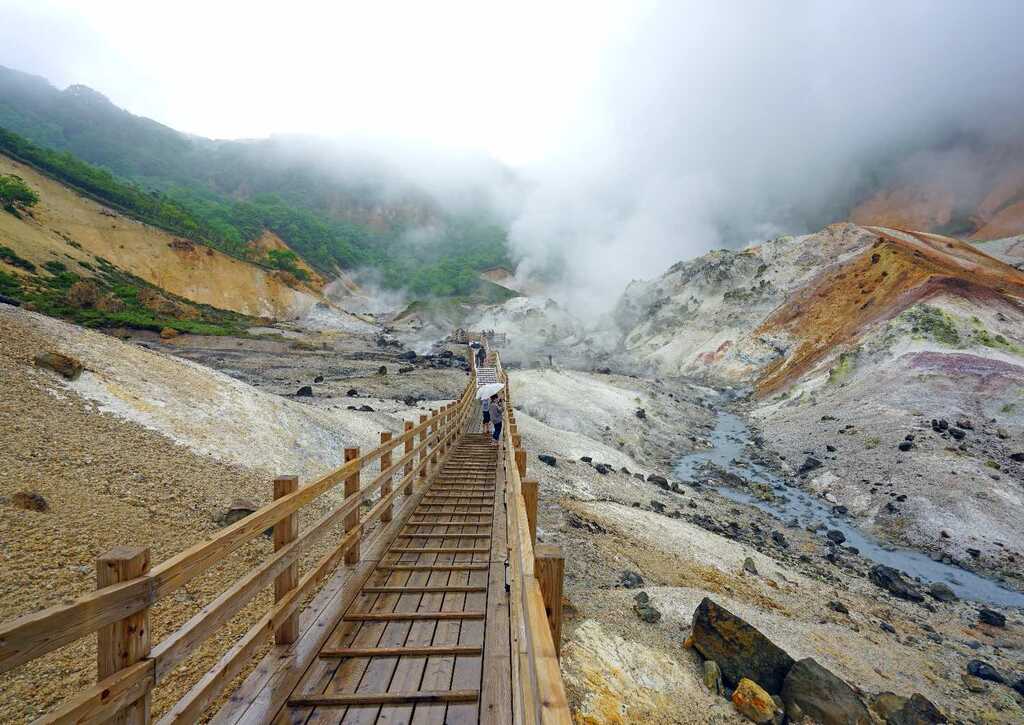 Helvetesdalen i Noboribetsu, Shikotsu-Toya nasjonalpark