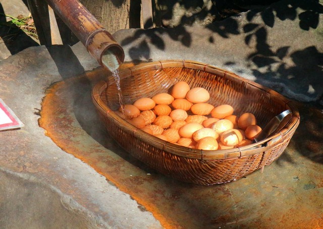 Onsen tamago, egg tilberedt i varme kilder