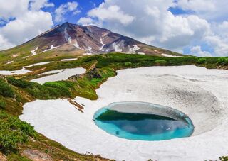Vandring i Asahidake, Daisetsuzan nasjonalpark 