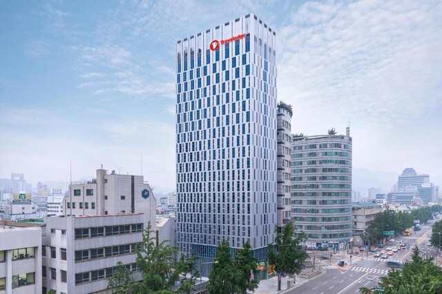 Hotellet utenfra